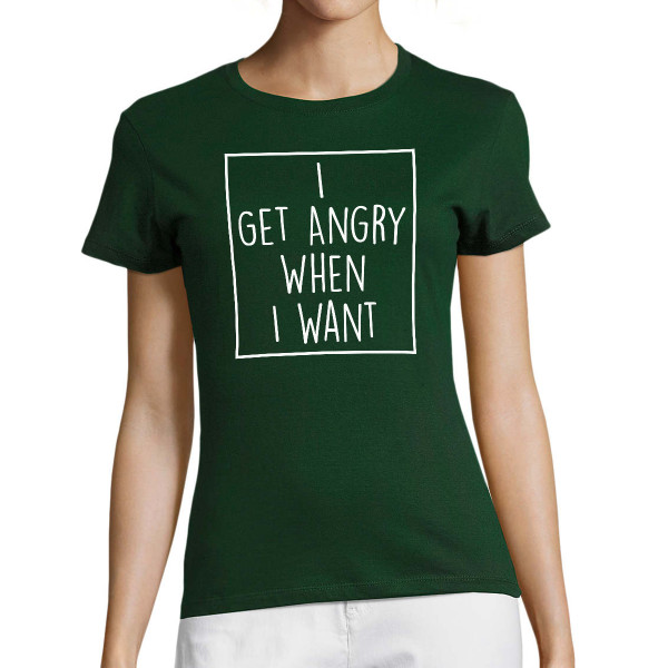 Women's T-shirt "Angry"