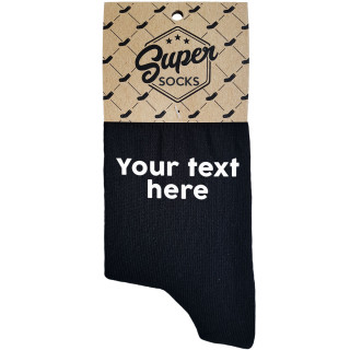 Women's socks with your chosen text