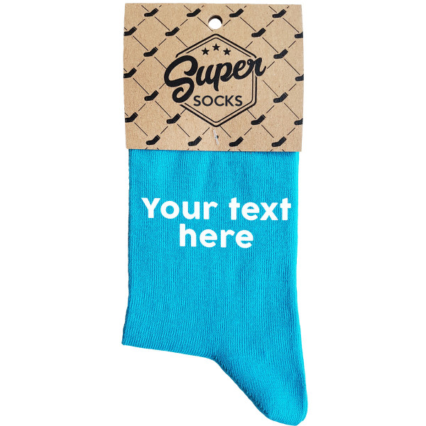 Women's socks with your chosen text