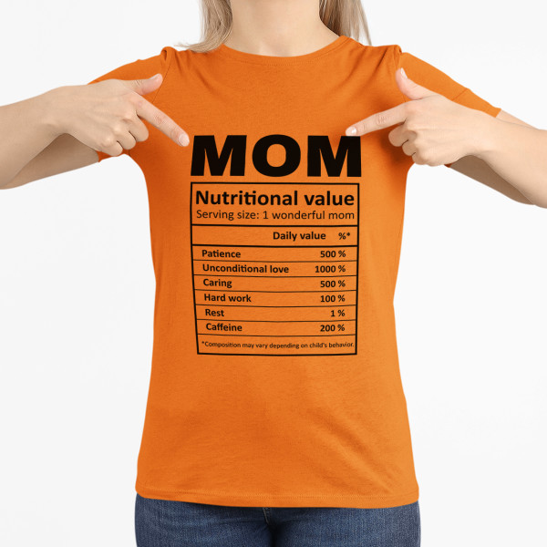 Women's T-shirt "Mom's ingredients"