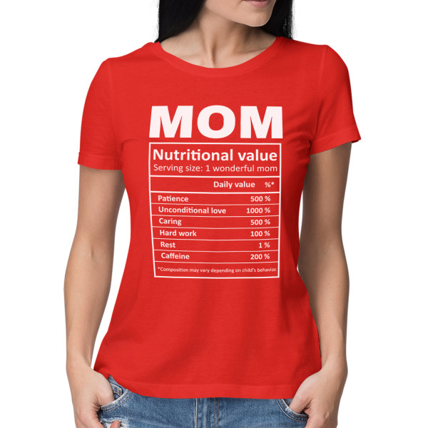 Women's T-shirt "Mom's ingredients"