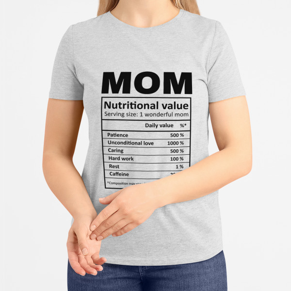 Women's T-shirt "Mom's ingredients"