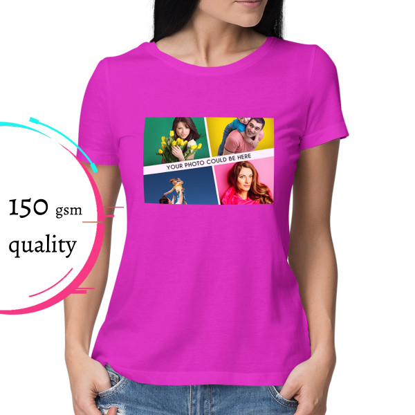 Women's T-shirt with your chosen photo