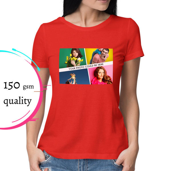 Women's T-shirt with your chosen photo