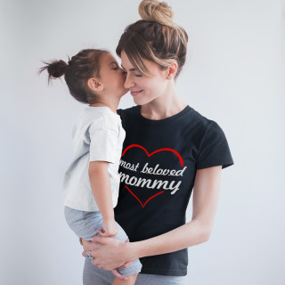 Women's T-shirt „Most beloved mommy“