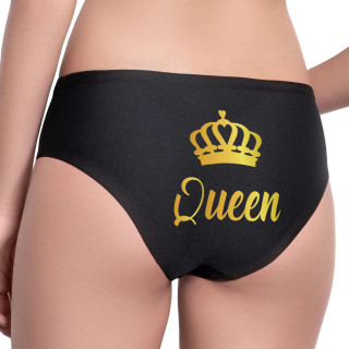 Women's underwear with back print "Queen"