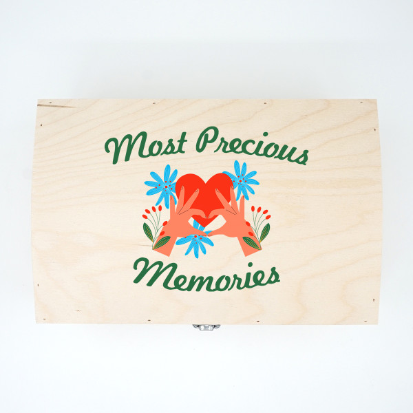 Wooden Keepsake Box "Most Precious Memories"