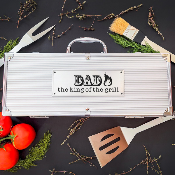 XL Barbecue set "DAD - the king of the grill" XL Barbecue set "DAD - the king of the grill"