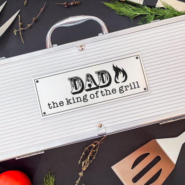 XL Barbecue set "DAD - the king of the grill" XL Barbecue set "DAD - the king of the grill"
