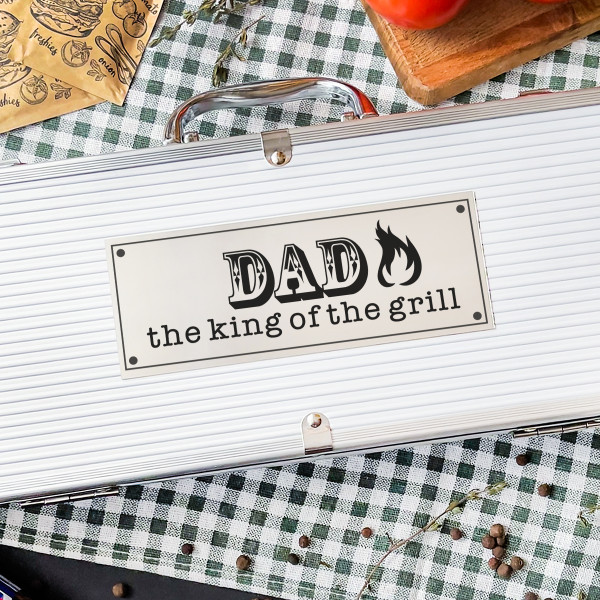 XL Barbecue set "DAD - the king of the grill" XL Barbecue set "DAD - the king of the grill"