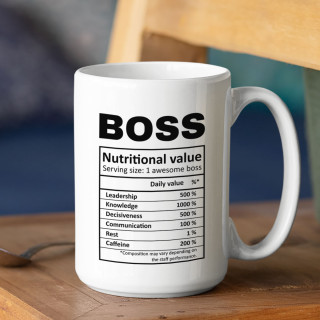 XL mug "Boss composition" (450ml)