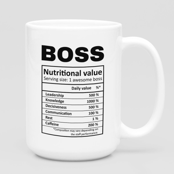 XL mug "Boss composition" (450ml) XL mug "Boss composition" (450ml)