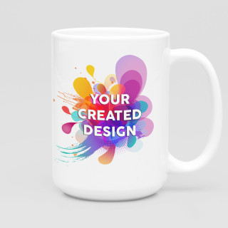 XL mug with your custom design (450ml)