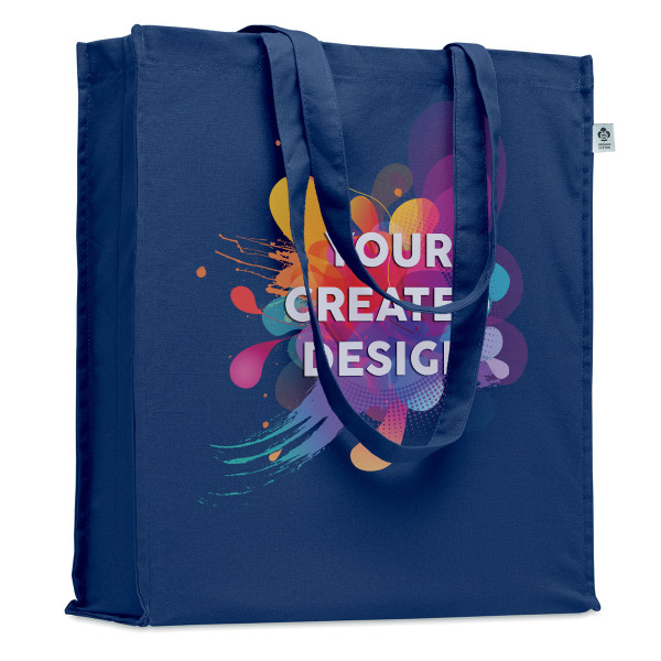 XL organic cotton color bag with your custom design XL organic cotton color bag with your custom design