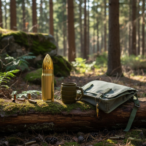 Military-Themed Gift Set "Bullet & Grenade"