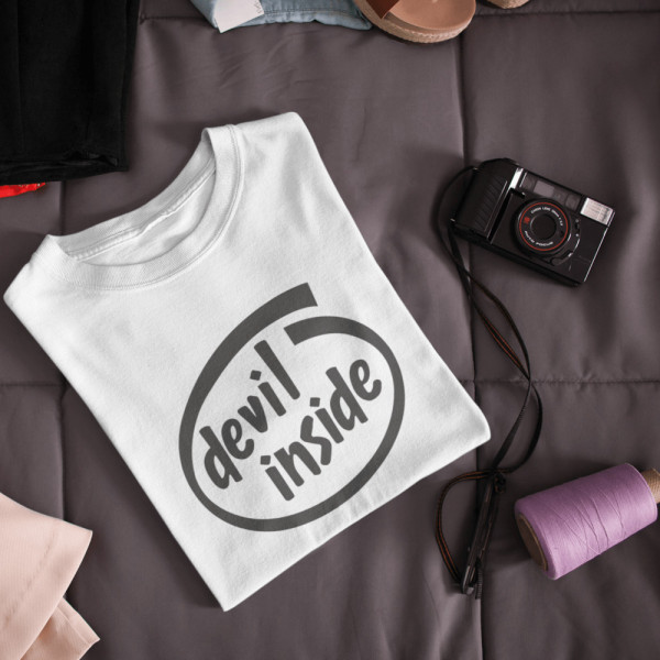 Women's T-shirt "Devil Inside"