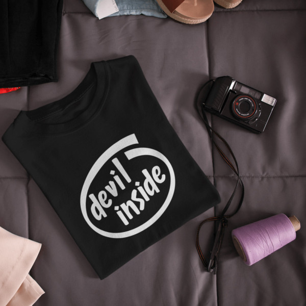 Women's T-shirt "Devil Inside"