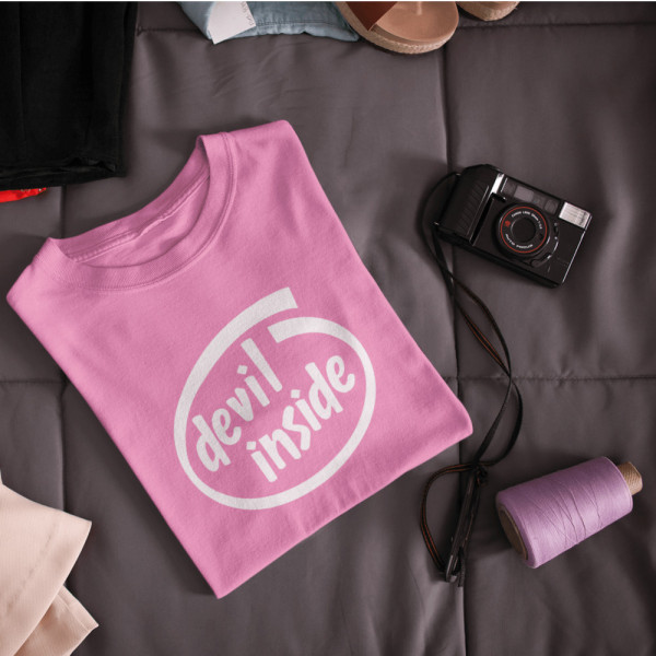 Women's T-shirt "Devil Inside"
