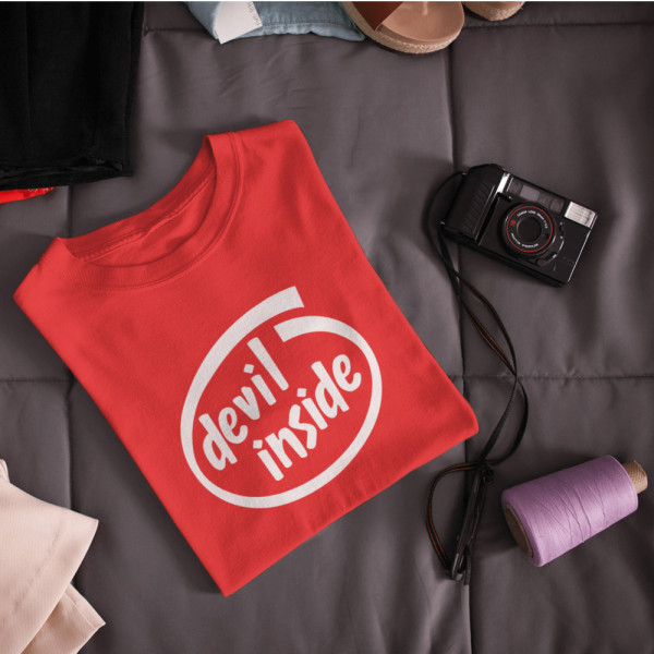 Women's T-shirt "Devil Inside"
