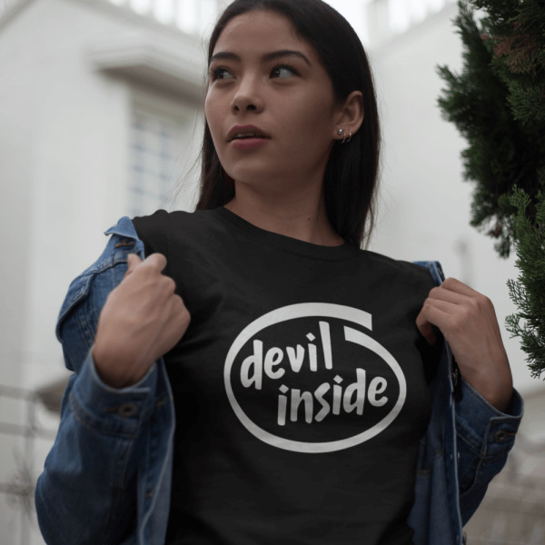 Women's T-shirt "Devil Inside"