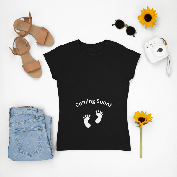Women's T-shirt "Coming Soon"