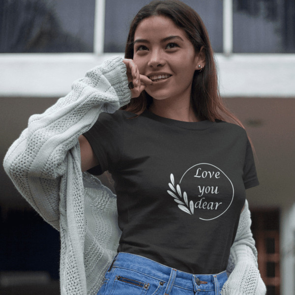 Women's T-shirt "Love You Dear"